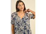 Robe longue à imprimé floral