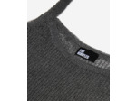 Top a bretelles en cote de maille grey silver
