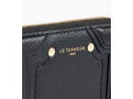Porte cartes zippé Ella en cuir grainé