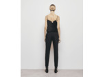 Pantalon Costume Crepe Detail Strass noir