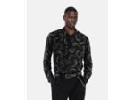 Chemise manche longue black white