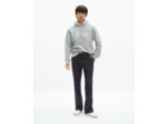 Sweat a capuche avec broderie devant light grey melange_01