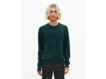 Pull col rond en cachemire vert foncé bottle green