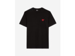 T-shirt avec flocage coeur noir black