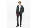 Pantalon de costume en laine droit gris grey