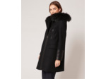Manteau Gerson Noir en Laine