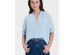 Blouse Tiberina Bleu Ciel en Polyester