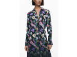 Robe À Manches Longues En Tissu – Femme