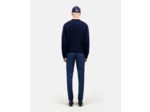 Pull Col Rond Avec Patch Canetille navy