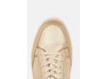 Baskets anna en cuir naturel