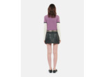 T-Shirt Violet Kooples Heart prune