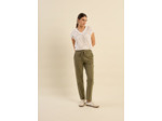 Pantalon de jogging droit avec bande lurex