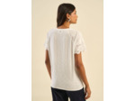 T-shirt manches raglan broderies anglaises