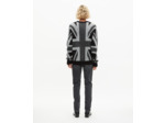 Pull drapeau anglais noir black grey