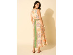 Robe longue imprimée sans manches