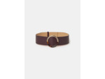 Ceinture Lauren Bordeaux en Cuir De Vachette