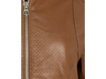 Blouson ajouré, cuir d’agneau