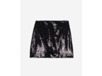 Jupe courte à sequins noire black