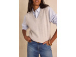 Pull sans manches BASILE en 100% laine