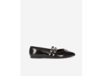 Ballerines en cuir black