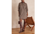 Robe MARLINE motif pied de poule