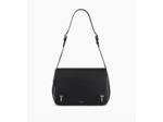 Sac bandoulière moyen modèle Simone en cuir grainé