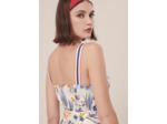 Robe Raquelina Bleu en Coton