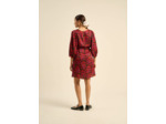 Robe courte à manches bouffantes
