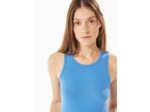 Debardeur nacre bleu
