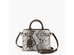 Petit sac à main Emilie en cuir effet python