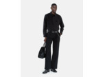 Chemise col ouvert long manche longue black