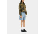 Blouson Court En Denim Camouflage camouflage