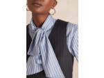Gilet de tailleur sans manches ABEL rayée