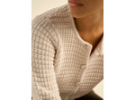 Gilet détails boutons bijoux