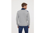 pull camioneur maille fantaisie «color block»