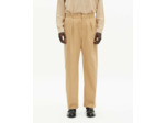 Pantalon a taille elastique beige