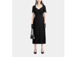Robe longue mc haut dentelle black