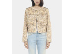 Veste Imprimé Fleuri beige