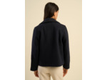 Caban court en drap de laine