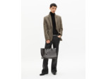 Veste en pied de poule marron et noire brown