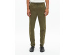 Pantalon droit en coton kaki kaki