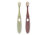 2 brosses à dent d'apprentissage Vert Et Mauve
