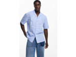 Chemise À Manches Courtes En Tissu – Homme