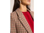 Veste de tailleur à carreaux