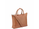 Le cuir graine sac cabas zippe