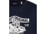 T-shirt imprimé logo moto vintage