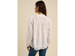 Chemise ample détails romantiques