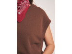 Pull sans manches en cachemire
