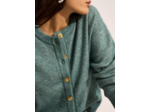 Gilet cardigan ample à col rond