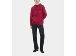 Sweatshirt Logo À Capuche Rouge